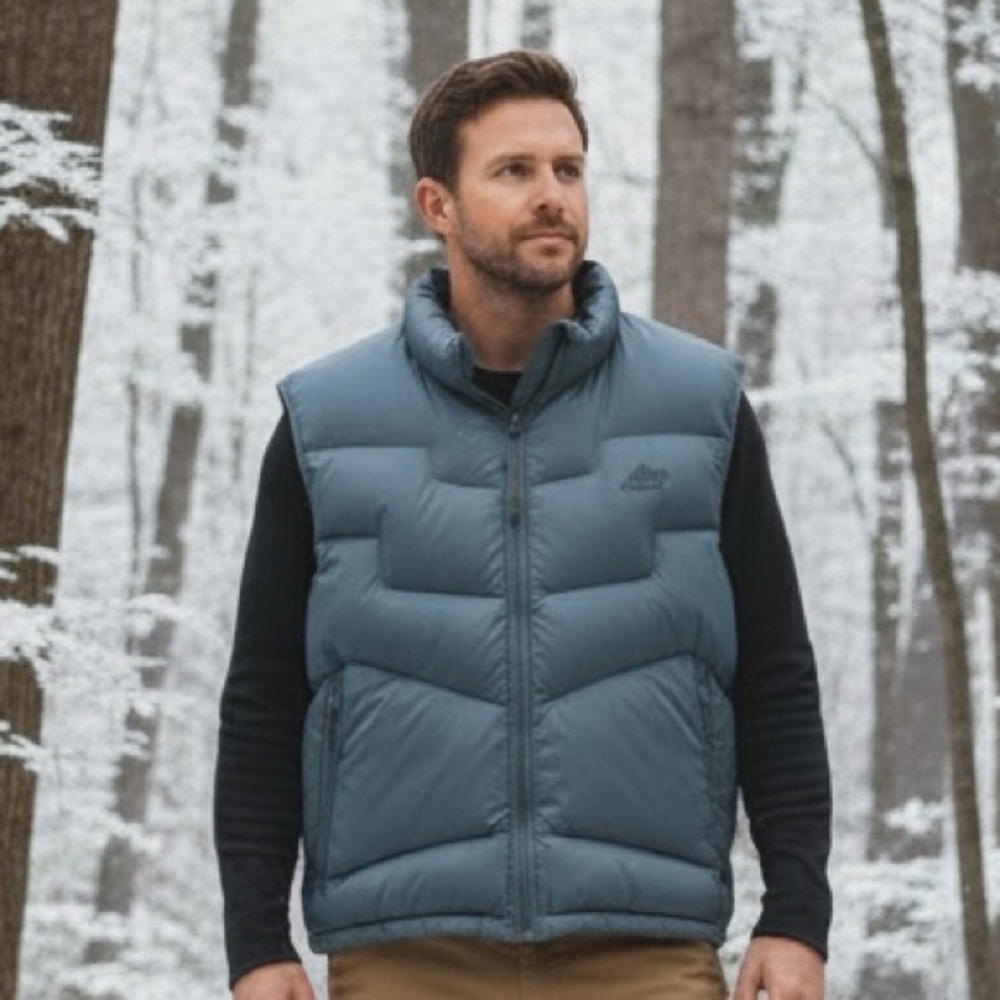 Eastern Mountain Sports Down Puffer Vest Men’s Medium - Picture 1 of 8